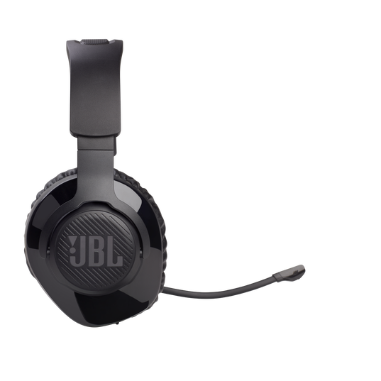 JBL Quantum 350 Wireless - Black - Wireless PC gaming headset with detachable boom mic - Right